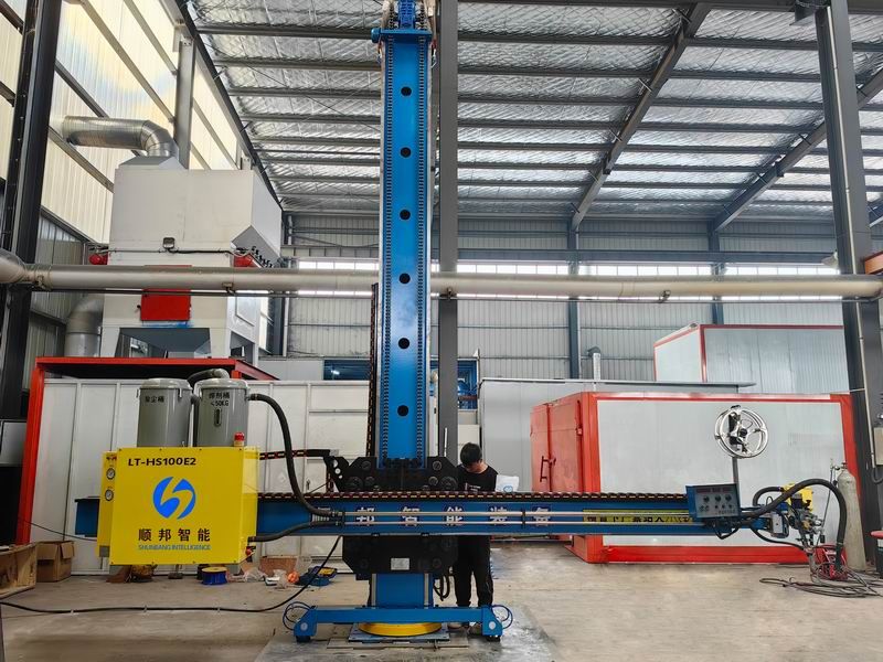 CZ4×4電動(dòng)回轉(zhuǎn)氣動(dòng)鎖緊操作機(jī)安裝調(diào)試現(xiàn)場(chǎng)